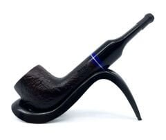 Pipsan İşlemeli El Yapımı Gül Kökü (Briar) Mini Pipo 9mm Filtreli - Model No: 15