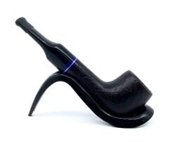 Pipsan İşlemeli El Yapımı Gül Kökü (Briar) Mini Pipo 9mm Filtreli - Model No: 15