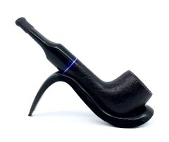 Pipsan İşlemeli El Yapımı Gül Kökü (Briar) Mini Pipo 9mm Filtreli - Model No: 15