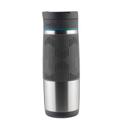 Contigo Metra Vakumlu Termos Matara Tek El Çevir İç 470ml - Gri