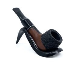 Pipsan İşlemeli El Yapımı Gül Kökü (Briar) Mini Pipo 9mm Filtreli - Model No: 16