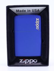 Zippo Reg Royal Blue Logo Çakmak