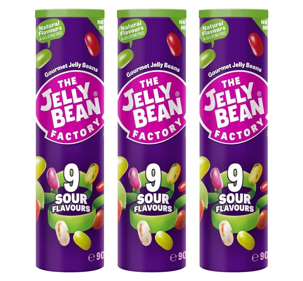 The Jelly Bean Factory 9 Sour Flavours Karışık Aromalı Şekerleme 90 g (3 ADET)
