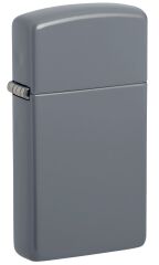 Zippo Slim Flat Grey - Gri Dizayn Çakmak