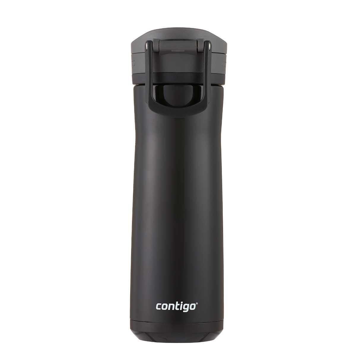 Contigo Jackson Chill 2.0 Çelik Tek El Bas İç Kilitli Su Matarası 590ml - Siyah