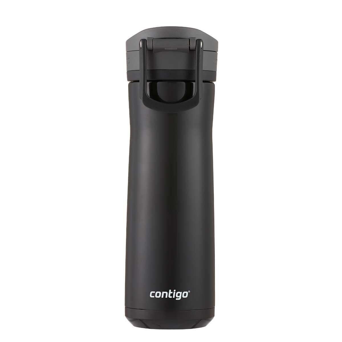 Contigo Jackson Chill 2.0 Çelik Tek El Bas İç Kilitli Su Matarası 590ml - Siyah