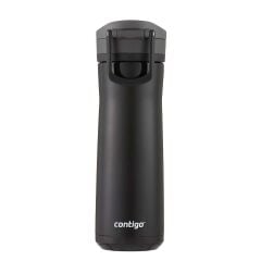 Contigo Jackson Chill 2.0 Çelik Tek El Bas İç Kilitli Su Matarası 590ml - Siyah