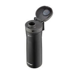 Contigo Jackson Chill 2.0 Çelik Tek El Bas İç Kilitli Su Matarası 590ml - Siyah