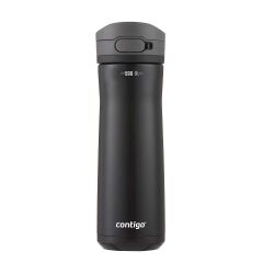 Contigo Jackson Chill 2.0 Çelik Tek El Bas İç Kilitli Su Matarası 590ml - Siyah