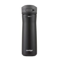 Contigo Jackson Chill 2.0 Çelik Tek El Bas İç Kilitli Su Matarası 590ml - Siyah