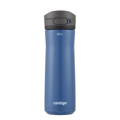 Contigo Jackson Chill 2.0 Çelik Tek El Bas İç Kilitli Su Matarası 590ml - Mavi