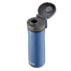 Contigo Jackson Chill 2.0 Çelik Tek El Bas İç Kilitli Su Matarası 590ml - Mavi