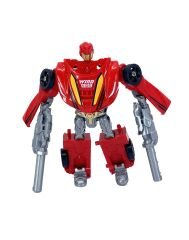 Conversion Mini Series 2'si 1 Arada Robot & Yarış Arabası - Kırmızı