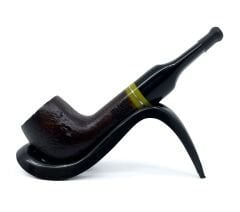 Pipsan İşlemeli El Yapımı Gül Kökü (Briar) Mini Pipo 9mm Filtreli - Model No: 17