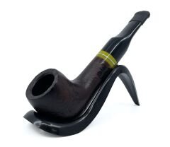 Pipsan İşlemeli El Yapımı Gül Kökü (Briar) Mini Pipo 9mm Filtreli - Model No: 17