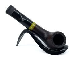 Pipsan İşlemeli El Yapımı Gül Kökü (Briar) Mini Pipo 9mm Filtreli - Model No: 17