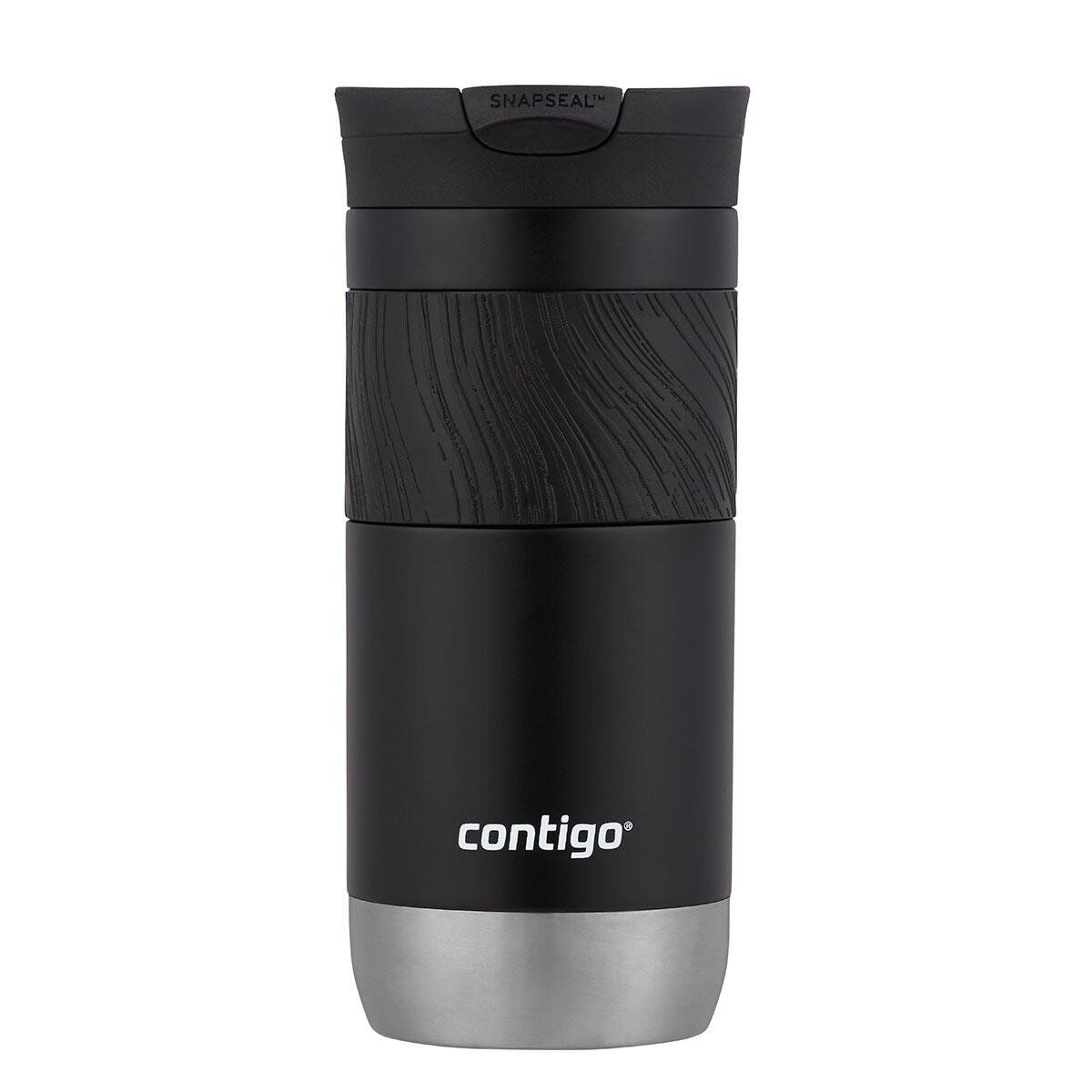 Contigo Byron Pro Snapseal Termos Bardak 470ML - Siyah (Krom Taban)