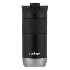 Contigo Byron Pro Snapseal Termos Bardak 470ML - Siyah (Krom Taban)