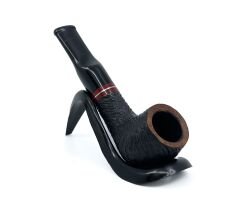 Pipsan İşlemeli El Yapımı Gül Kökü (Briar) Mini Pipo 9mm Filtreli - Model No: 18