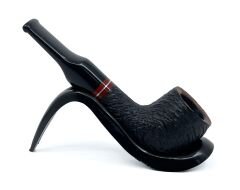 Pipsan İşlemeli El Yapımı Gül Kökü (Briar) Mini Pipo 9mm Filtreli - Model No: 18