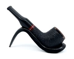 Pipsan İşlemeli El Yapımı Gül Kökü (Briar) Mini Pipo 9mm Filtreli - Model No: 18