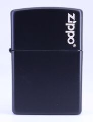 Zipoo Black Matte Classic Logo Lazer