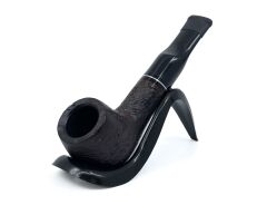 Pipsan İşlemeli El Yapımı Gül Kökü (Briar) Mini Pipo 9mm Filtreli - Model No: 19