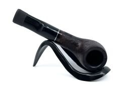 Pipsan İşlemeli El Yapımı Gül Kökü (Briar) Mini Pipo 9mm Filtreli - Model No: 19