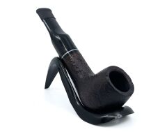 Pipsan İşlemeli El Yapımı Gül Kökü (Briar) Mini Pipo 9mm Filtreli - Model No: 19