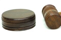 Ahşap El Yapımı Hakim Tokmağı