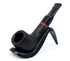 Pipsan İşlemeli El Yapımı Gül Kökü (Briar) Mini Pipo 9mm Filtreli - Model No: 20