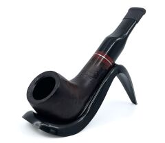 Pipsan İşlemeli El Yapımı Gül Kökü (Briar) Mini Pipo 9mm Filtreli - Model No: 20