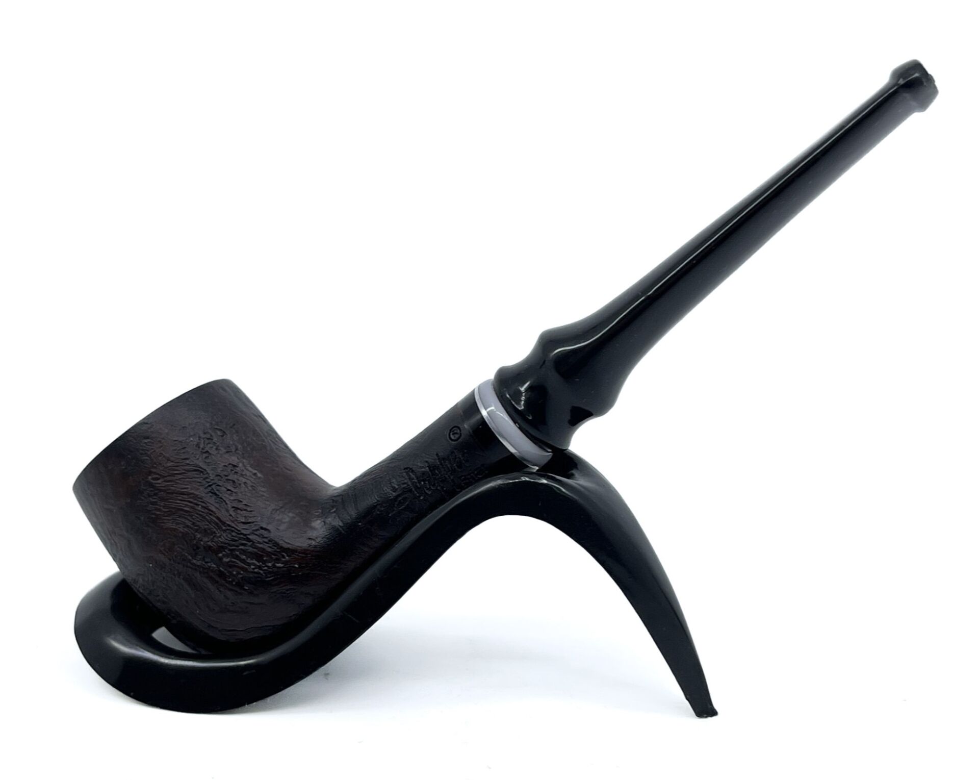 Dapper Bent Billiard Briar (Gül Kökü) 9 mm Filtreli El Yapımı Pipo - 3076