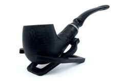 Dapper Bent Apple Briar (Gül Kökü) 9 mm Filtreli El Yapımı Pipo - 3075