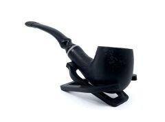 Dapper Bent Apple Briar (Gül Kökü) 9 mm Filtreli El Yapımı Pipo - 3075