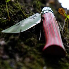 Opinel No 8 Laminated Birch Özel Seri Paslanmaz Bıçak (Kırmızı)