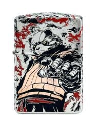 Zippo Armor® Kung Fu Panda 360° Multi Cut Deep Carve Dizayn Özel Seri Çakmak