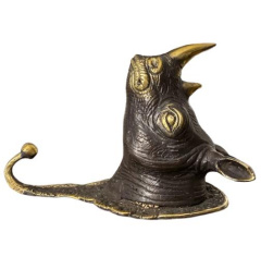 Pirinç Gergedan Figür Askılık