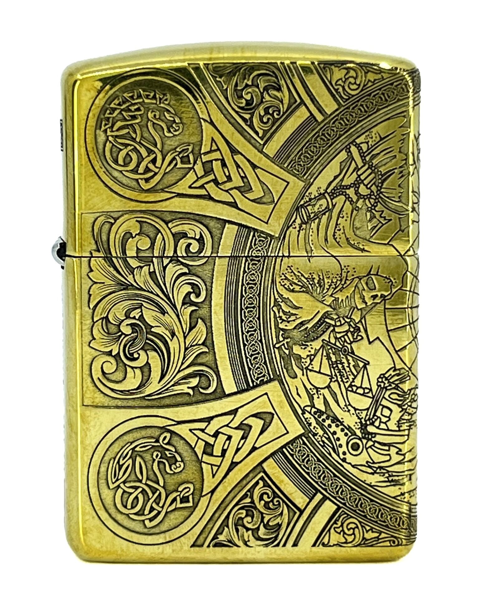 Zippo Armor® Four Horsemen of the Apocalypse 360° Multi Cut Deep Carve Dizayn Özel Seri Çakmak