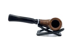 Dapper Bent Billiard Briar (Gül Kökü) 9 mm Filtreli El Yapımı Pipo - 3071