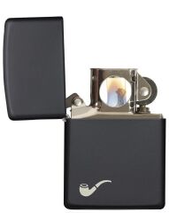 Zippo Black Matte Pipe - Pipo Dizayn Çakmak