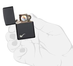 Zippo Black Matte Pipe - Pipo Dizayn Çakmak