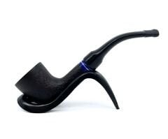 Dapper Bent Billiard Briar (Gül Kökü) 9 mm Filtreli El Yapımı Pipo - 3078