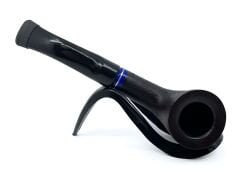 Dapper Bent Billiard Briar (Gül Kökü) 9 mm Filtreli El Yapımı Pipo - 3078