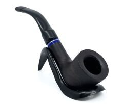 Dapper Bent Billiard Briar (Gül Kökü) 9 mm Filtreli El Yapımı Pipo - 3078