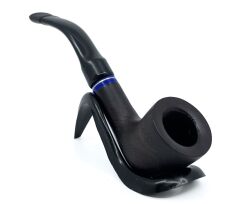 Dapper Bent Billiard Briar (Gül Kökü) 9 mm Filtreli El Yapımı Pipo - 3078