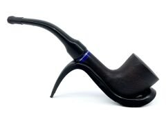 Dapper Bent Billiard Briar (Gül Kökü) 9 mm Filtreli El Yapımı Pipo - 3078