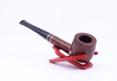 Şahin Sarı Yıldız  9mm. Kahverengi Filtreli Ebonit Saplı Pipo