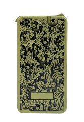 Zenit Klasik Kabartma Gravür Desenli Bronz Renk Metal Çakmak