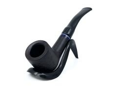 Dapper Bent Billiard Briar (Gül Kökü) 9 mm Filtreli El Yapımı Pipo - 3077